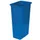 afvalverzamelaar,80l,HxBxD 762x320x460mm,romp PP blauw,gesloten