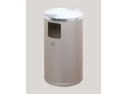 Afvalverzamelaar Wand-/Buisbevestiging 30 Liter Plaatstaal Deksel