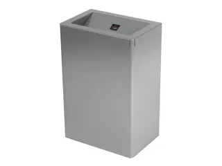 Afvalbak 50 liter Rvs Open Anti Vingerprint SMART-READY - 1