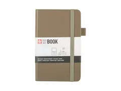 Notitieboek Sakura hard cover pocket lijn sintel 90x140mm