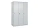 locker voor scheiding van kleding,HxBxD 1850x1200x500mm,3vak