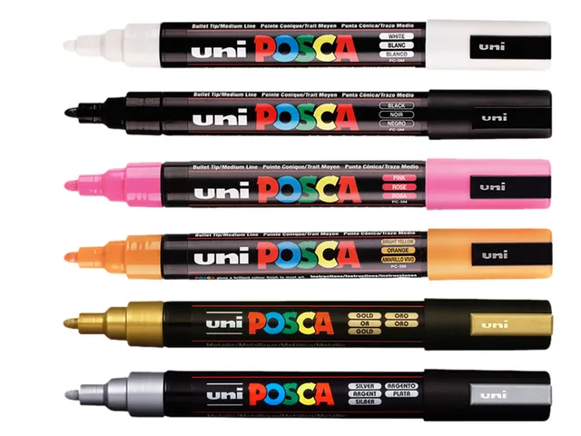 Verfstift Posca PC5M Medium Punt 1,8-2,5mm Goud