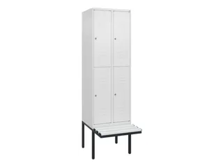 Dubbeldekse dekenkist,HxBxD 2120x600x815mm,2x2vak.,vak B 300mm - 1