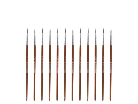 Penseel Kangaro Serie 120 rond Nr. 4 geitenhaar doos 12 stuks