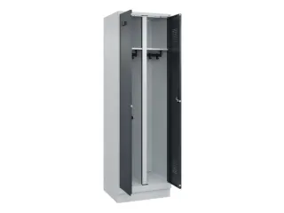 locker voor scheiding van kleding,HxBxD 1950x600x500mm,2vak - 1