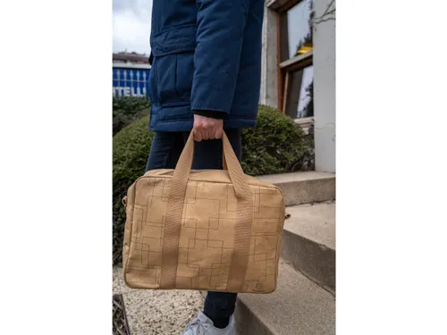 Tas+boekentas washab le paper Eterneco