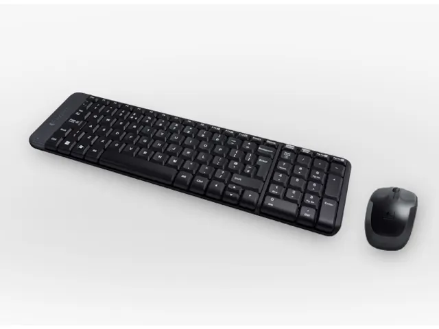 Logitech Wireless Combo MK220, Taille réelle (100 %), Sans fil, USB,