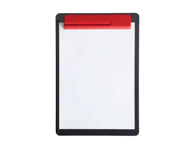 Porte-bloc MAULgo PS A4 noir pince rouge