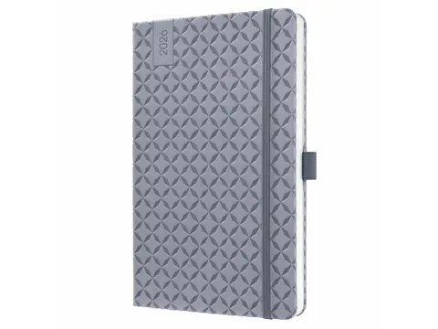 Weekagenda Flair A5 2026 (NL/FR/EN/DU) Glacier Grey Hardcover