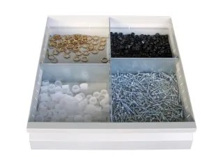 Sleufscheidingswandset,1Xsleufwand/2Xscheidingsplaat - 1