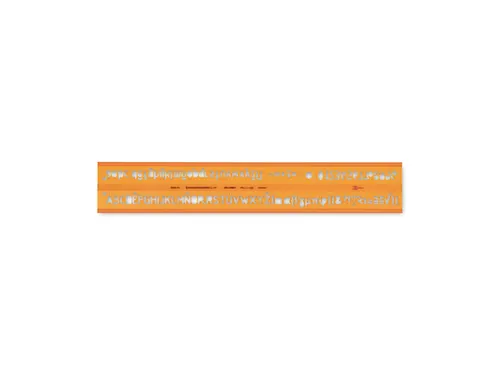Lettersjabloon Standardgraph H-profiel middelschrift type B 10mm