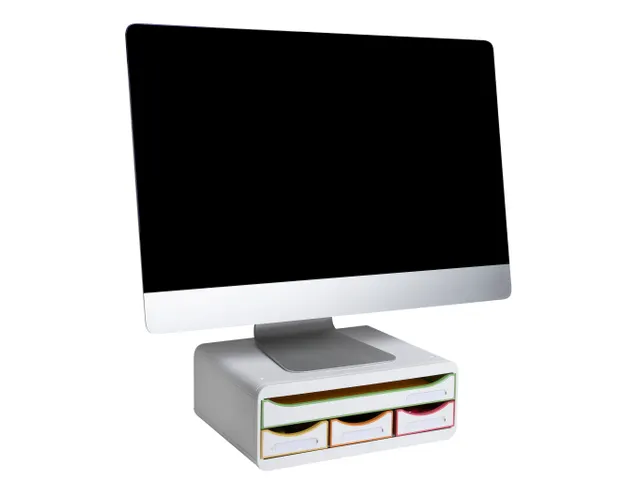 TOOLBOX MINI 4 lades wit/harlekijn/wit