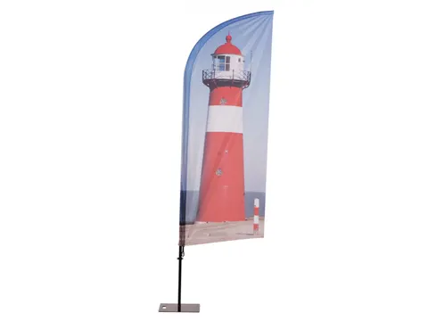 Print Wind voor Beach Flag Alu 255cm, 86x192cm Enkelzijdig