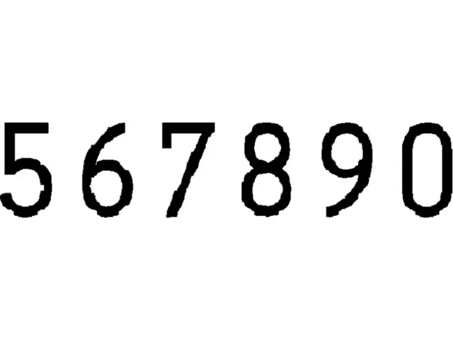 Numeroteur Reiner B2 Block 5.5mm 6 cijfers