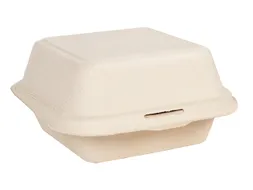 Hamburgerbox IEZZY Maxi IP suikerriet beige 50 stuks