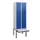 Dubbeldekse dekenkist,HxBxD 1950x600x815mm,2x2vak.,vak B 300mm