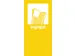sticker magnétique PAPIER, jaune