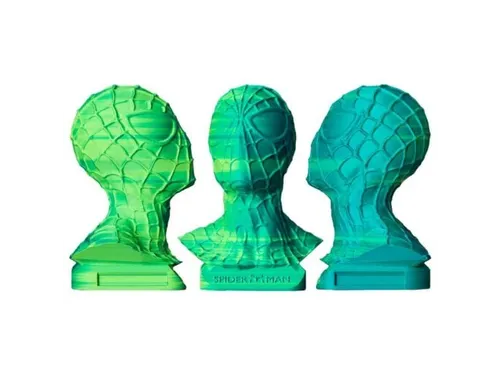 Azurefilm PLA Dual Original 3D filament 1,75mm Blauw - Groen 1kg