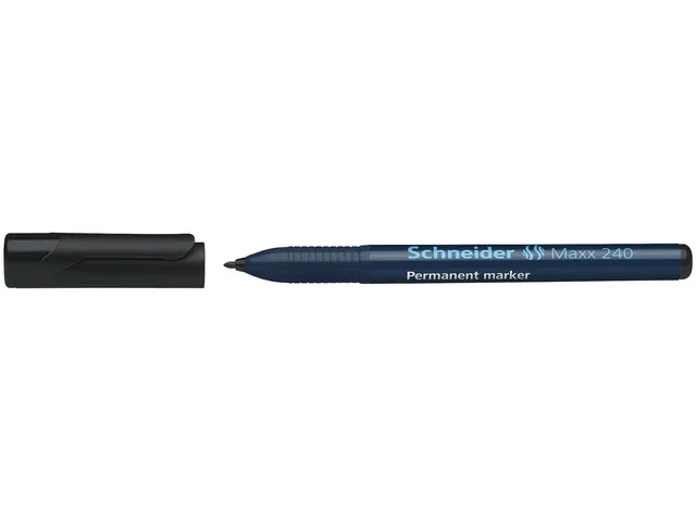 Permanent marker Schneider Maxx 240 rond 1-2mm zwart