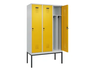 locker voor scheiding van kleding,HxBxD 2120x1200x500mm,3vak - 1