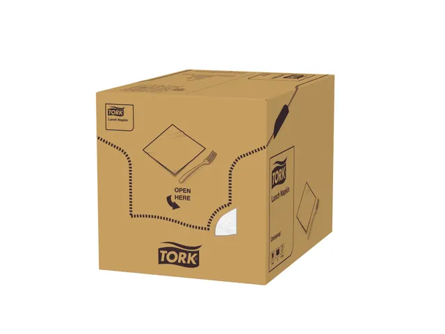 Tork 509335 Lunchservet wit 1-Laags Wit