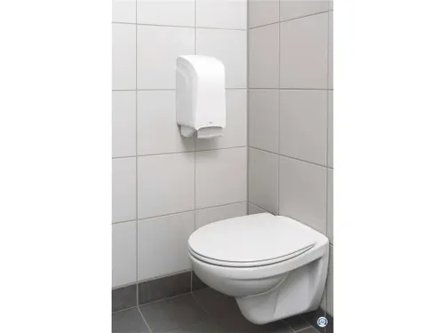 Toiletpapierdispenser MAULcare voor 2 rollen Wit