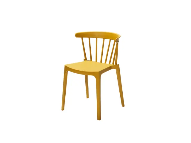 Stapelstoel Essentials Windson polypropyleen Oker Geel terrasstoel