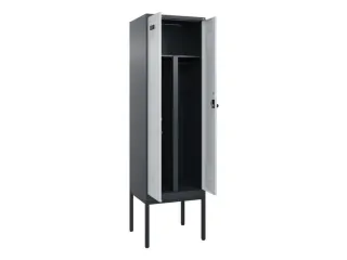 PBM-locker,HxBxD 2120x600x500mm,2vak,vak B 300mm,draaigrendel - 1
