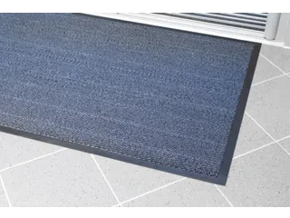 schoonloopmat,HxLxB 7x1800x1200mm,zwart/blauw - 1