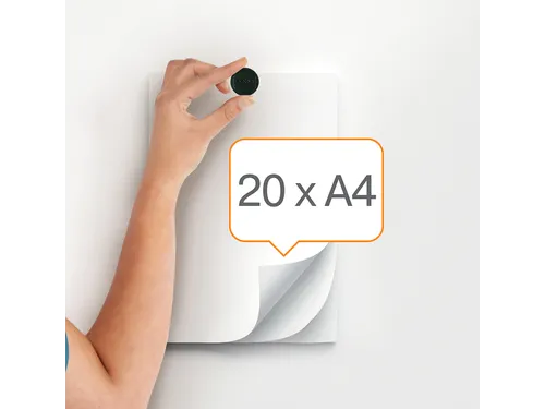 Magneet Nobo 38mm zwart 10 stuks