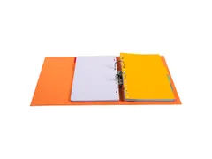 Classeur à levier PVC A4 dos de 70mm. - Orange