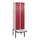 locker voor scheiding van kleding,HxBxD 2120x600x815mm,2vak
