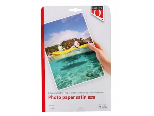 Fotopapier Quantore A4 230 Gram Mat Satijn 50vel
