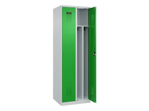 locker voor scheiding van kleding,HxBxD 1850x600x500mm,2vak