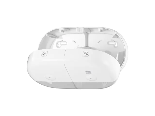 Tork 682000 T9 SmartOne Twin Mini Toiletpapier Dispenser Elevation Wit