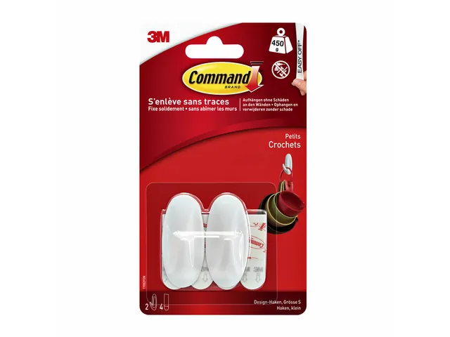 Haak Command design incl bevestigingsstrip