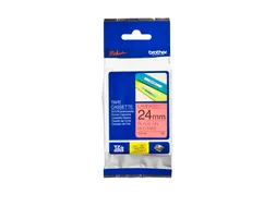 Labeltape Brother P-touch TZe-451 standaard 24mm zwart op rood