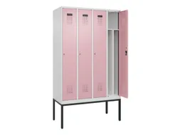 locker voor scheiding van kleding,HxBxD 2120x1200x500mm,4vak