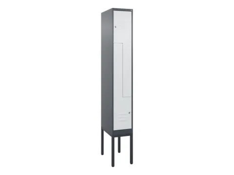 armoire vestiaire Z HxlxP 2120x300x500mm larg. compart. 150/300mm