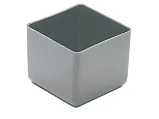 Inzetbak HxLxB 40x49x49mm Polystyreen Grijs 50 stuks - 1