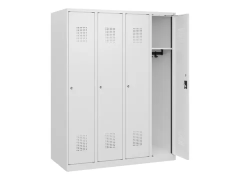 schoollocker,HxBxD 1530x1200x500mm,4vak,vak B 300mm,cil.-slot