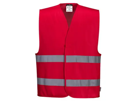 Portwest F474 verkeersvest, rood, maat L/XL, per stuk