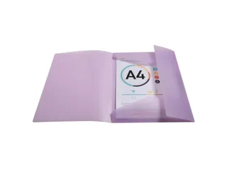 Elastomap Kreacover A4 3 Kleppen Assorti Pastel - 33