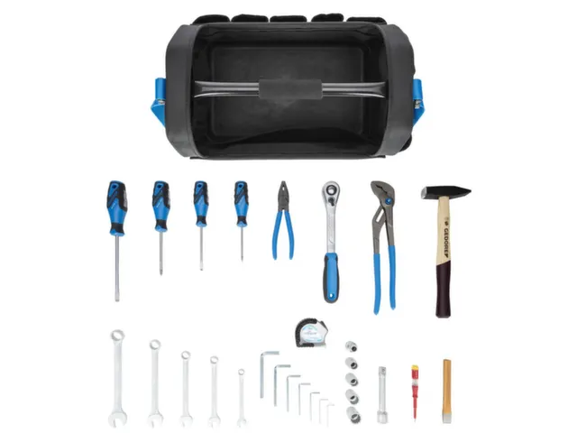 S 1072-001 Gereedschapsassortiment in tas met handvat 29stuks