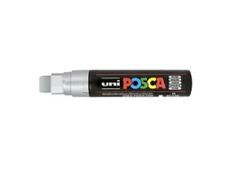Verfstift Posca PC17K Extra Brede punt 15mm rechthoek zilver