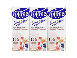 Drinkyoghurt Optimel Langlekker aardbei framboos 20cl