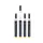 Krijtstift Securit Sma-510 Schuin 2-6mm Wit 4 Stuks