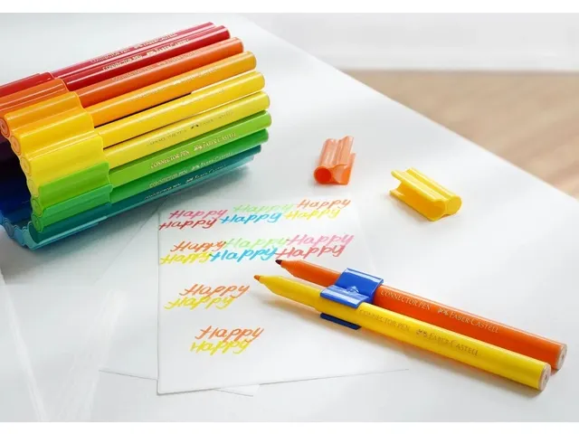 Kleurstiften Faber-Castell Connector assorti koffer à 60 stuks