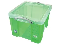 Opbergdoos 35 Liter Groen Transparant