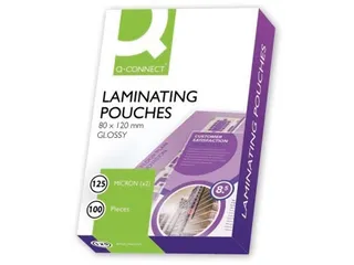 Lamineerhoes Glanzend Transparant 80x120mm A7 2x125mic Doos 100 Stuks - 2